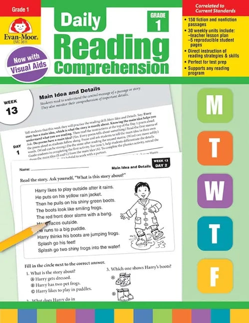 Daily Reading Comprehension, Grade 1 Teacher Edition - Paperback