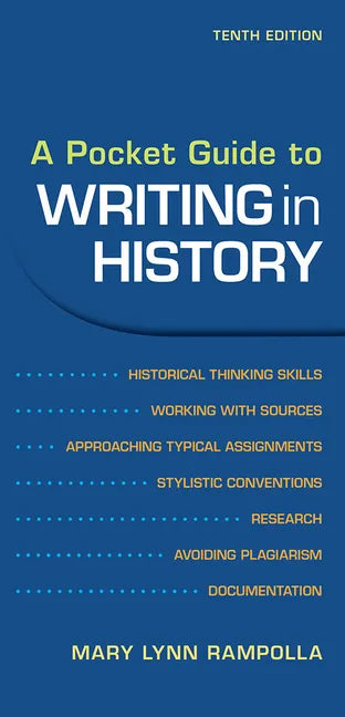 A Pocket Guide to Writing in History - Paperback