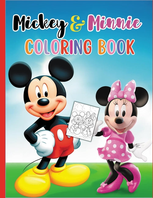 Mickey and Minnie Coloring and Activity Book: Amazing Fun Coloring Adventures for Kids, Draw Deluxe Edition - Paperback