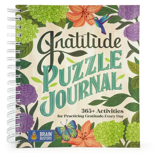 Gratitude Puzzle Journal: 365+ Activities for Practicing Gratitude Every Day - Spiral