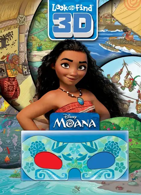 Disney Moana: Look and Find 3D - Hardcover