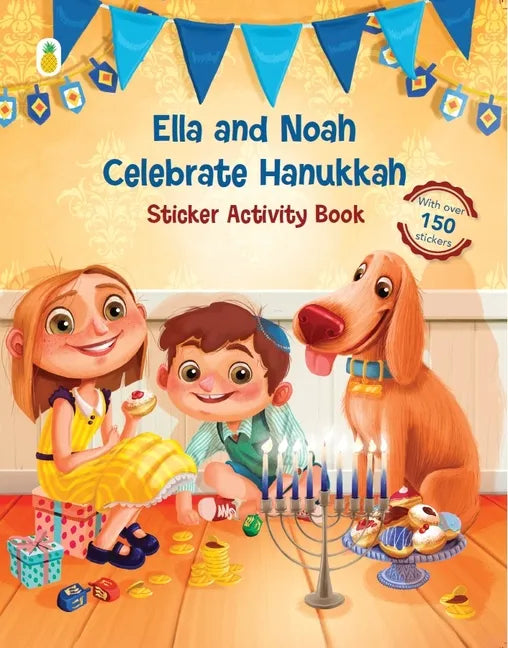Ella and Noah Celebrate Hanukkah: Sticker Activity Book - Paperback