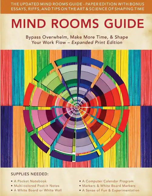Mind Rooms Guide: Bypass Overwhelm, Make More Time, & Shape Your Work Flow (Expanded Print Edition) - Paperback