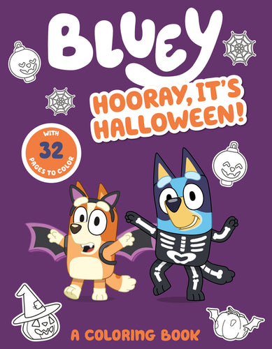 Bluey: Hooray, It's Halloween!: A Coloring Book - Paperback