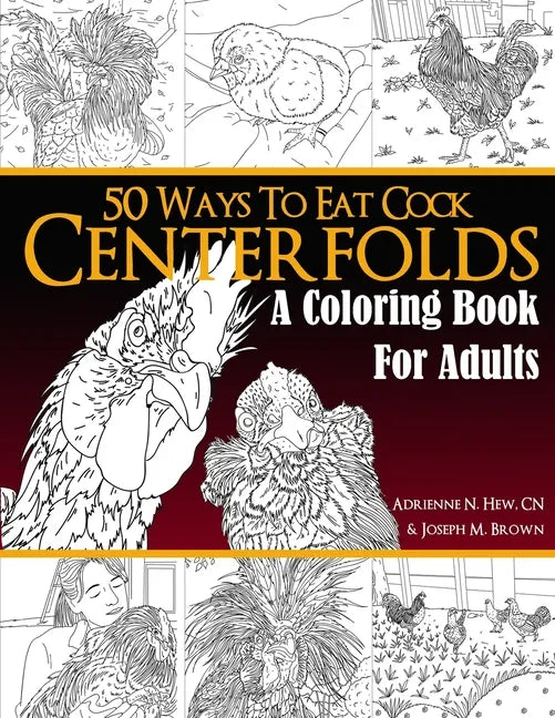 Centerfolds: A Coloring Book for Adults - Paperback
