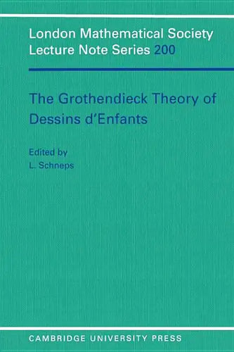 Grothendieck Theory of Dessins D'Enfants - Paperback