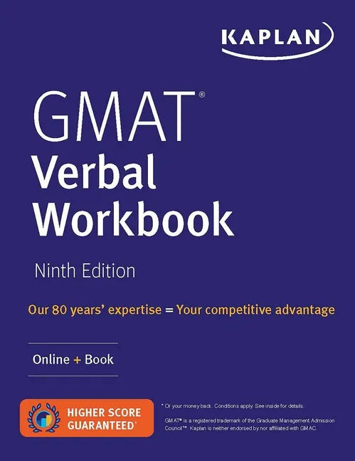 GMAT Verbal Workbook: Over 200 Practice Questions + Online - Paperback