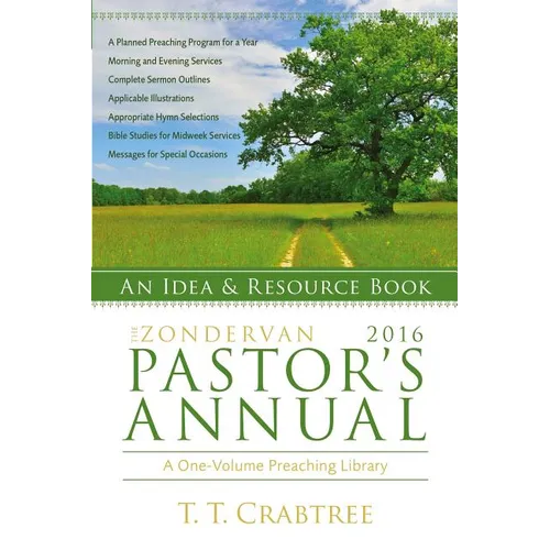 The Zondervan 2016 Pastor's Annual: An Idea and Resource Book - Paperback