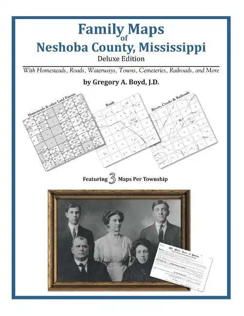 Family Maps of Neshoba County, Mississippi - Paperback