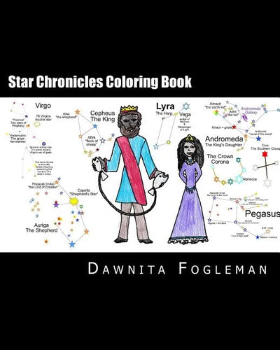 Star Chronicles Coloring Book: Bible Based Study of the Constellations - Paperback