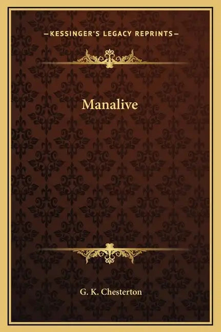 Manalive - Hardcover