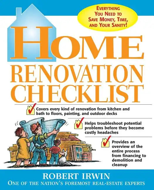 Home Renovation Checklist - Paperback