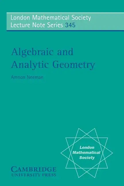 Algebraic and Analytic Geometry - Paperback