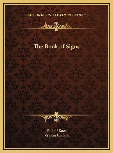 The Book of Signs - Hardcover