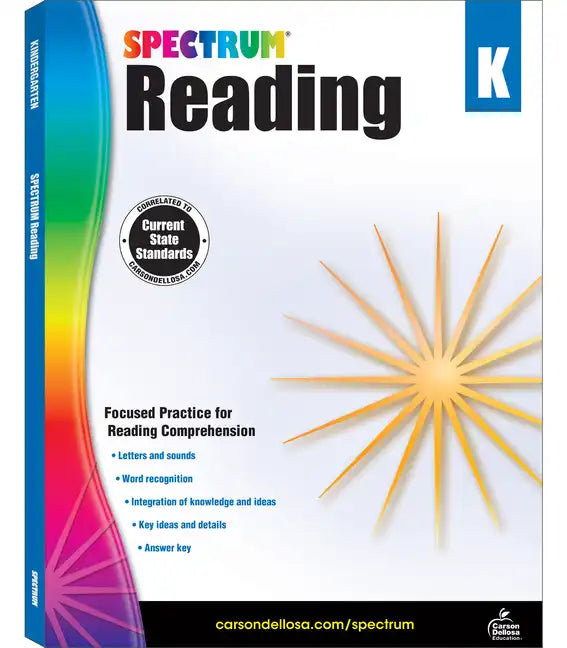 Spectrum Reading Workbook, Grade K: Volume 19 - Paperback