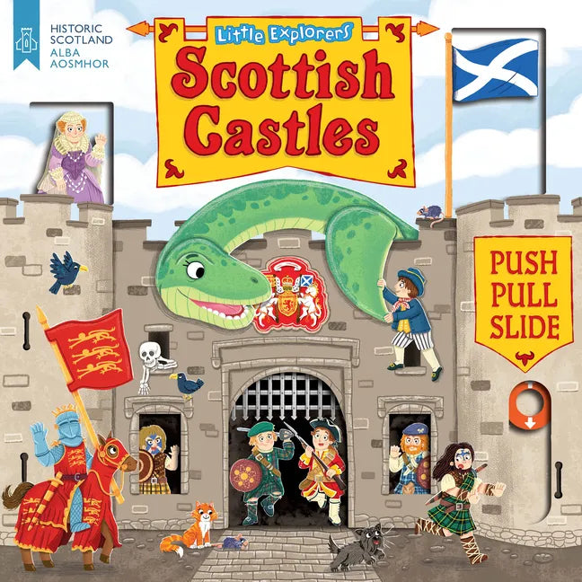 Little Explorers: Scottish Castles (Push, Pull and Slide) - Board Book