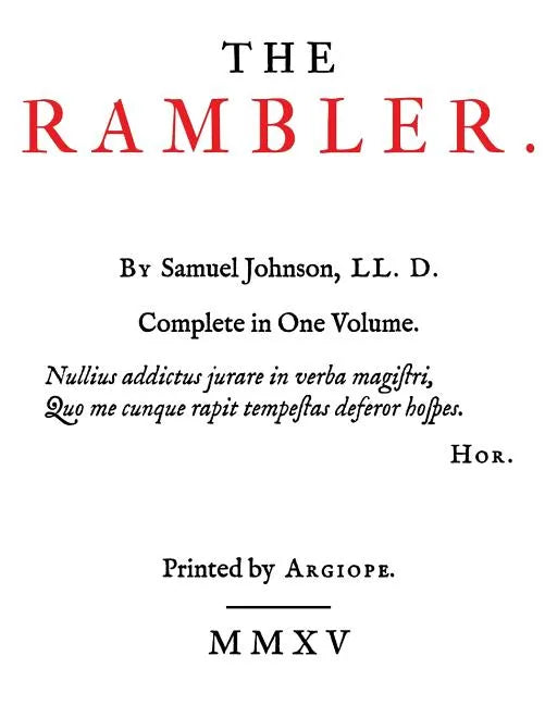 The Rambler - Paperback