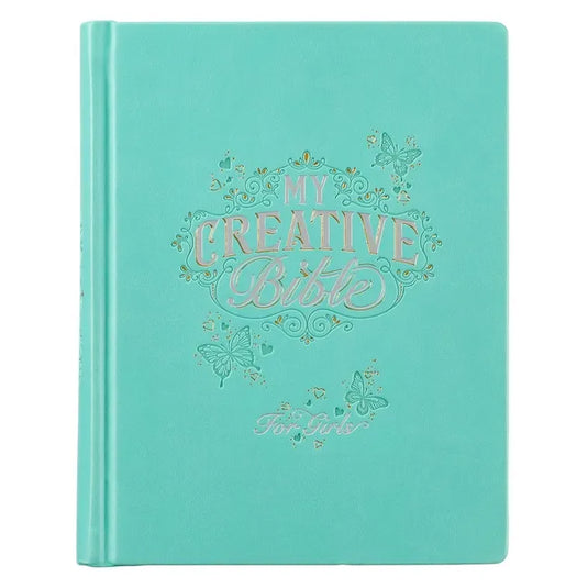 ESV My Creative Bible for Girls Faux Leather Hc, Teal - Hardcover
