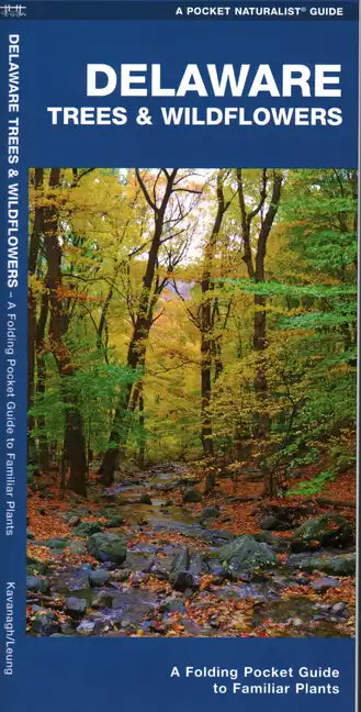 Delaware Trees & Wildflowers: A Folding Pocket Guide to Familiar Species - Paperback