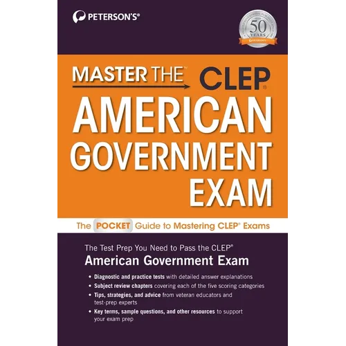Master The(tm) Clep(c) American Government Exam - Paperback