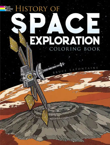 History of Space Exploration Coloring Book - Paperback