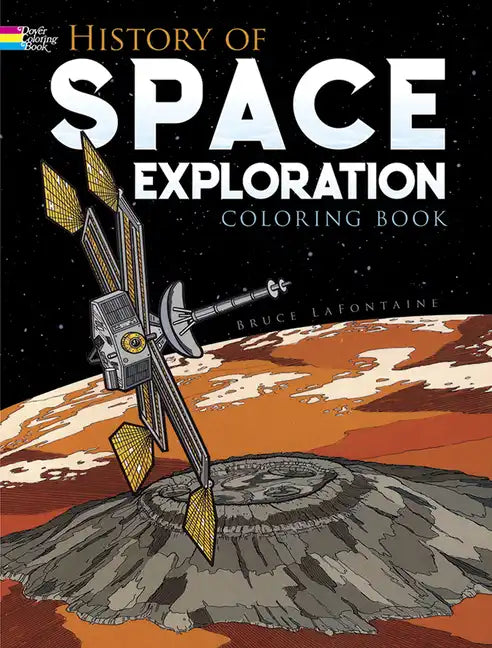 History of Space Exploration Coloring Book - Paperback