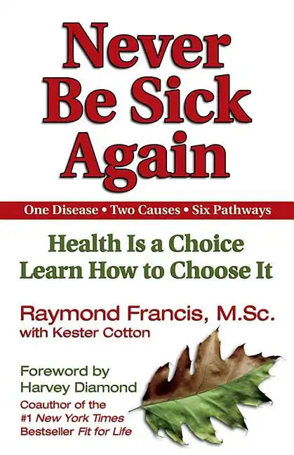 Never Be Sick Again: Health Is a Choice, Learn How to Choose It - Paperback