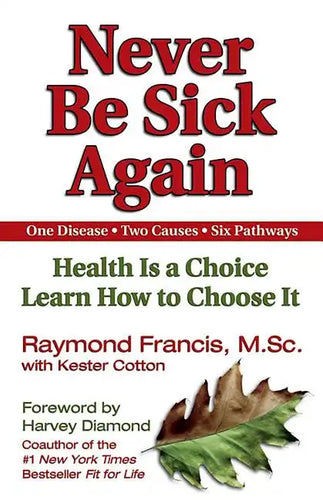 Never Be Sick Again: Health Is a Choice, Learn How to Choose It - Paperback