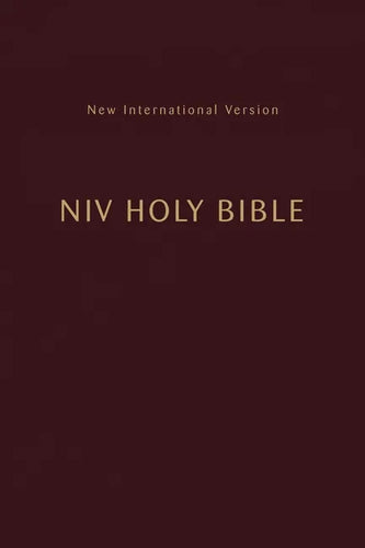 Niv, Holy Bible, Compact, Paperback, Burgundy, Comfort Print - Paperback