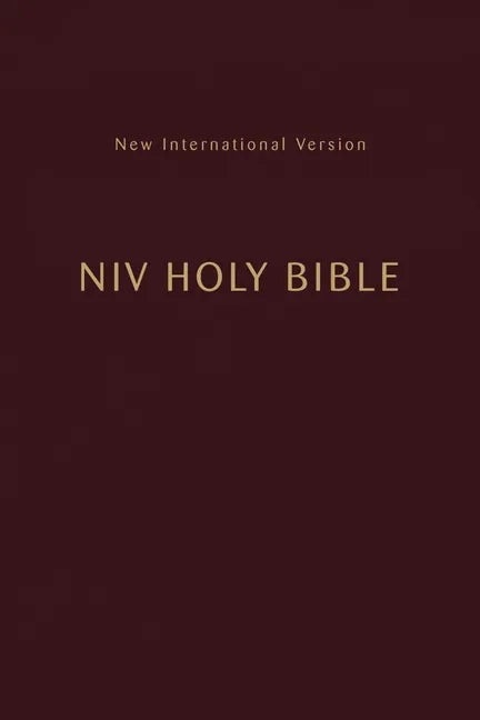 Niv, Holy Bible, Compact, Paperback, Burgundy, Comfort Print - Paperback
