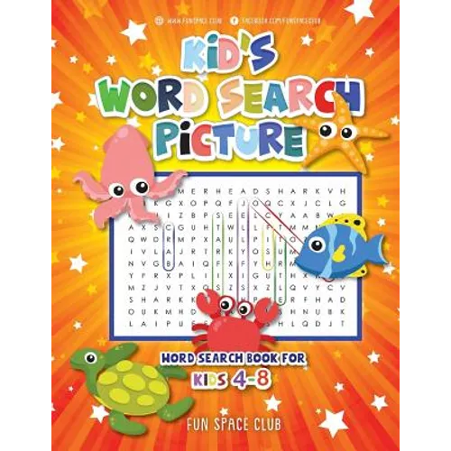 Kid's Word Search Picture: Word Search Book for Kids 4-8 - Paperback