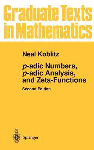 P-Adic Numbers, P-Adic Analysis, and Zeta-Functions - Hardcover