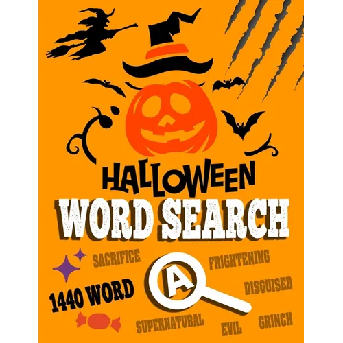 Halloween word search: Funny Halloween Activity Book for Kids Let your kids creativity run wild! - Paperback