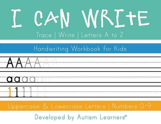 I Can Write: Uppercase and Lowercase Letter Handwriting Workbook - Paperback