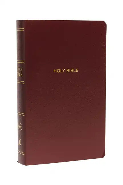 NKJV, Gift and Award Bible, Leather-Look, Burgundy, Red Letter Edition - Imitation Leather
