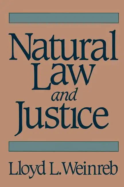 Natural Law and Justice - Paperback