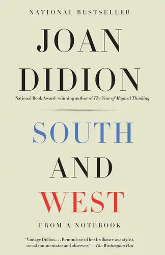 South and West: From a Notebook - Paperback