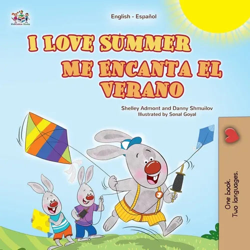 I Love Summer (English Spanish Bilingual Children's Book) - Paperback
