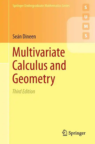 Multivariate Calculus and Geometry - Paperback