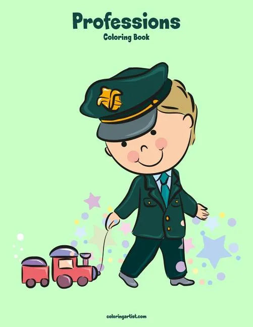 Professions Coloring Book 1 - Paperback