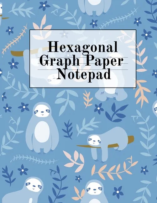 Hexagonal Graph Paper Notepad: Hexagon Notebook (.2