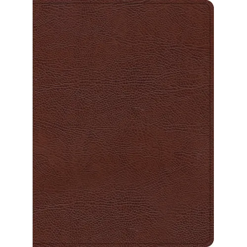 KJV Study Bible, Large Print Edition, Brown Bonded Leather - Bonded Leather