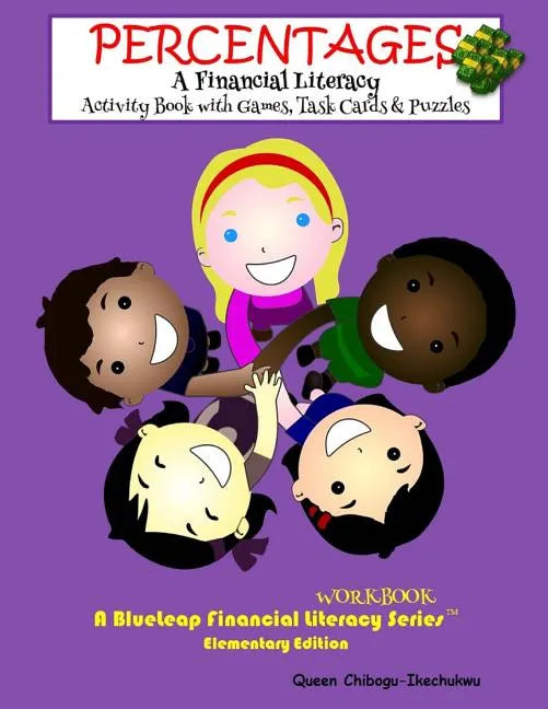 Percentages - A Financial Literacy Activity Book with Games, Task Cards & Puzzles - Paperback
