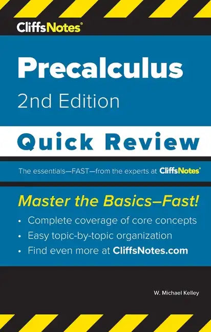 CliffsNotes Precalculus: Quick Review - Paperback