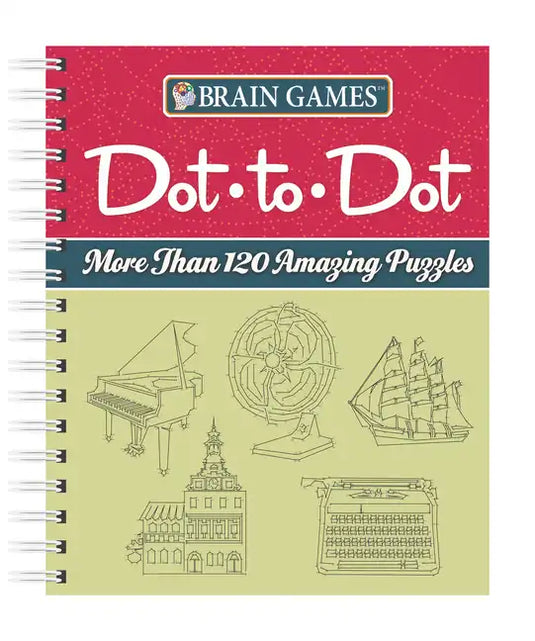 Brain Games - Dot-To-Dot: More Than 120 Amazing Puzzles - Spiral