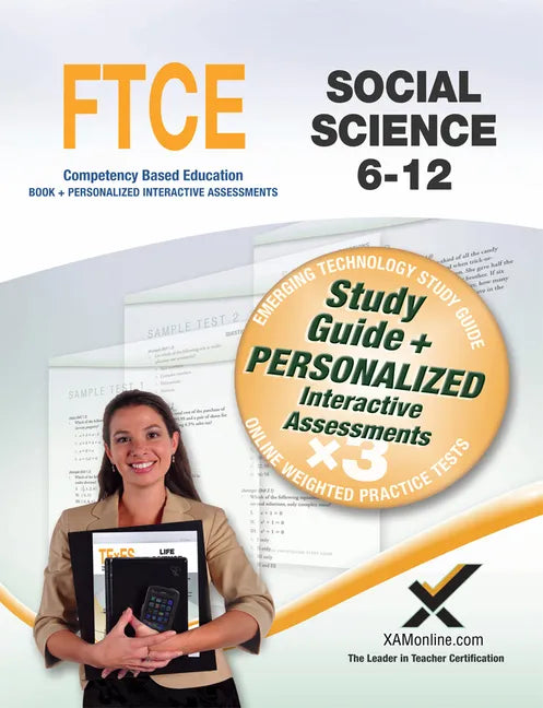FTCE Social Science 6-12 Book and Online - Paperback