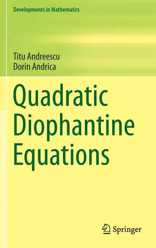 Quadratic Diophantine Equations - Hardcover