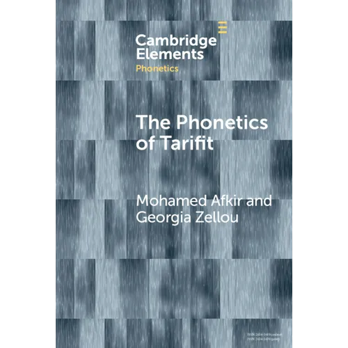 The Phonetics of Tarifit - Hardcover