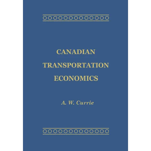 Canadian Transportation Economics