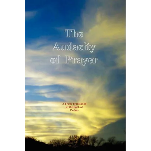 The Audacity of Prayer: A Fresh Translation of the Book of Psalms - Paperback